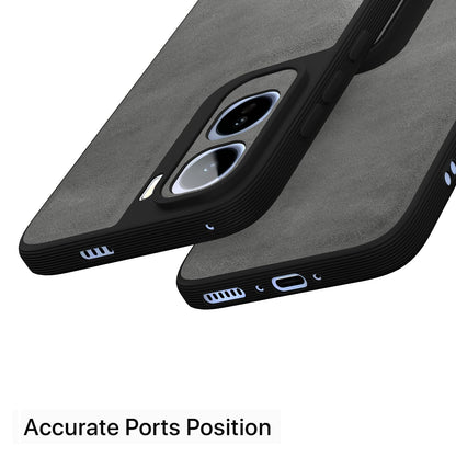Pikkme grey Leather mobile back cover for Vivo T5 Pro 5G – photo 4