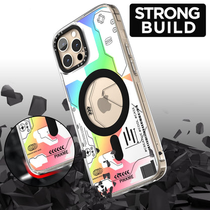 Pikkme  iPhone 12 Pro Max Printmagsafe Back Cover (White)
