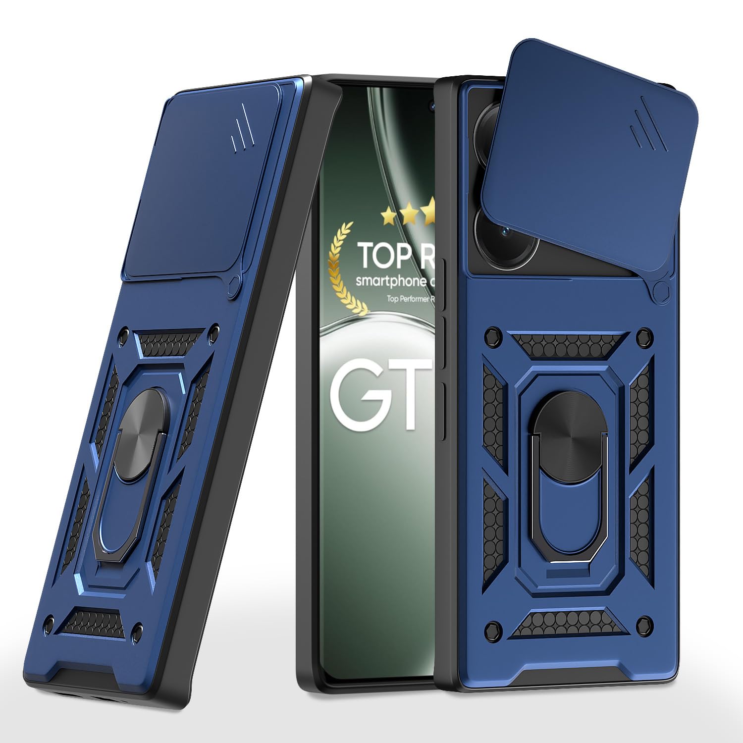 Pikkme blue phone cover for Realme GT 6T/GT Neo 6 SE 5G
