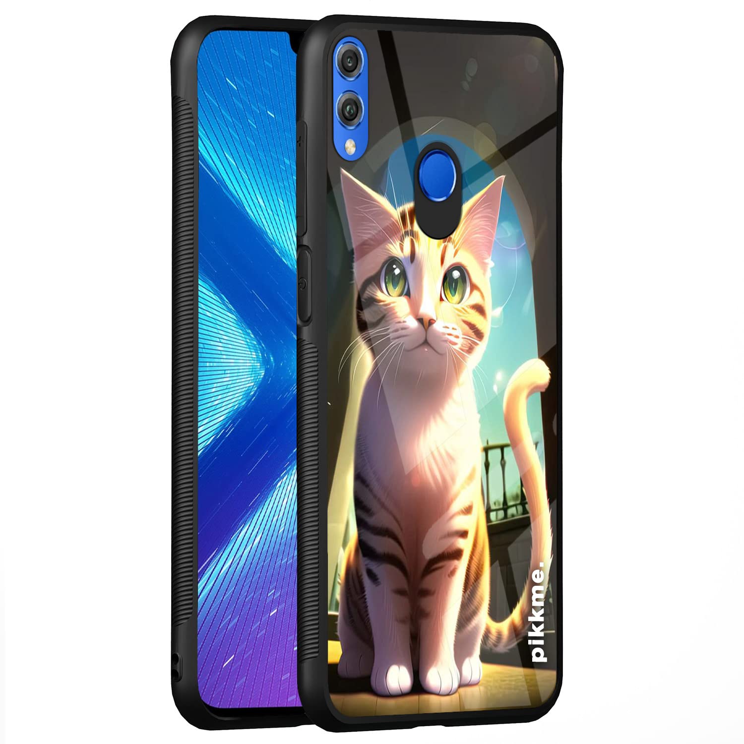 Honor 8X Cat mobile back cover by Pikkme