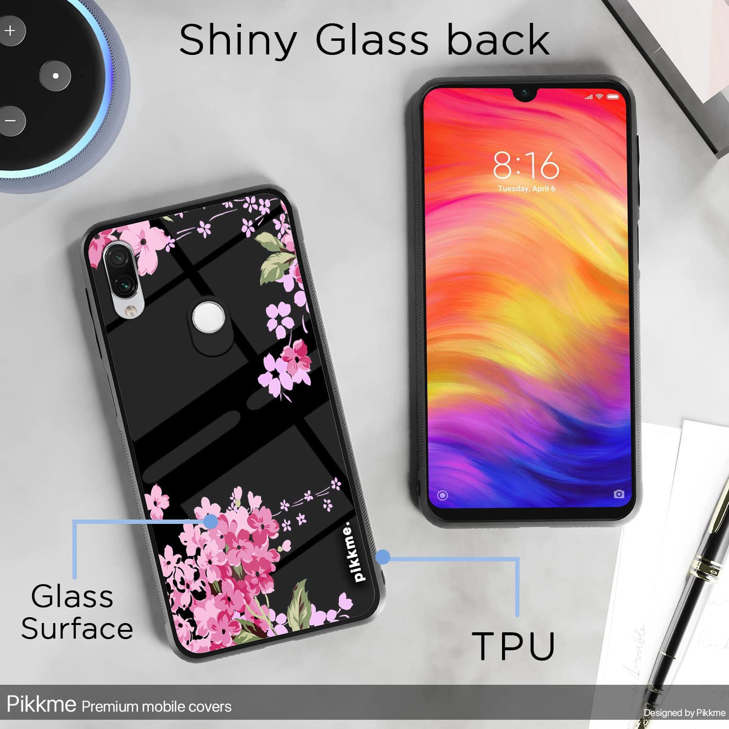 Redmi Note 7/Note 7 Pro/Note 7s Flower back cover by Pikkme – photo 3