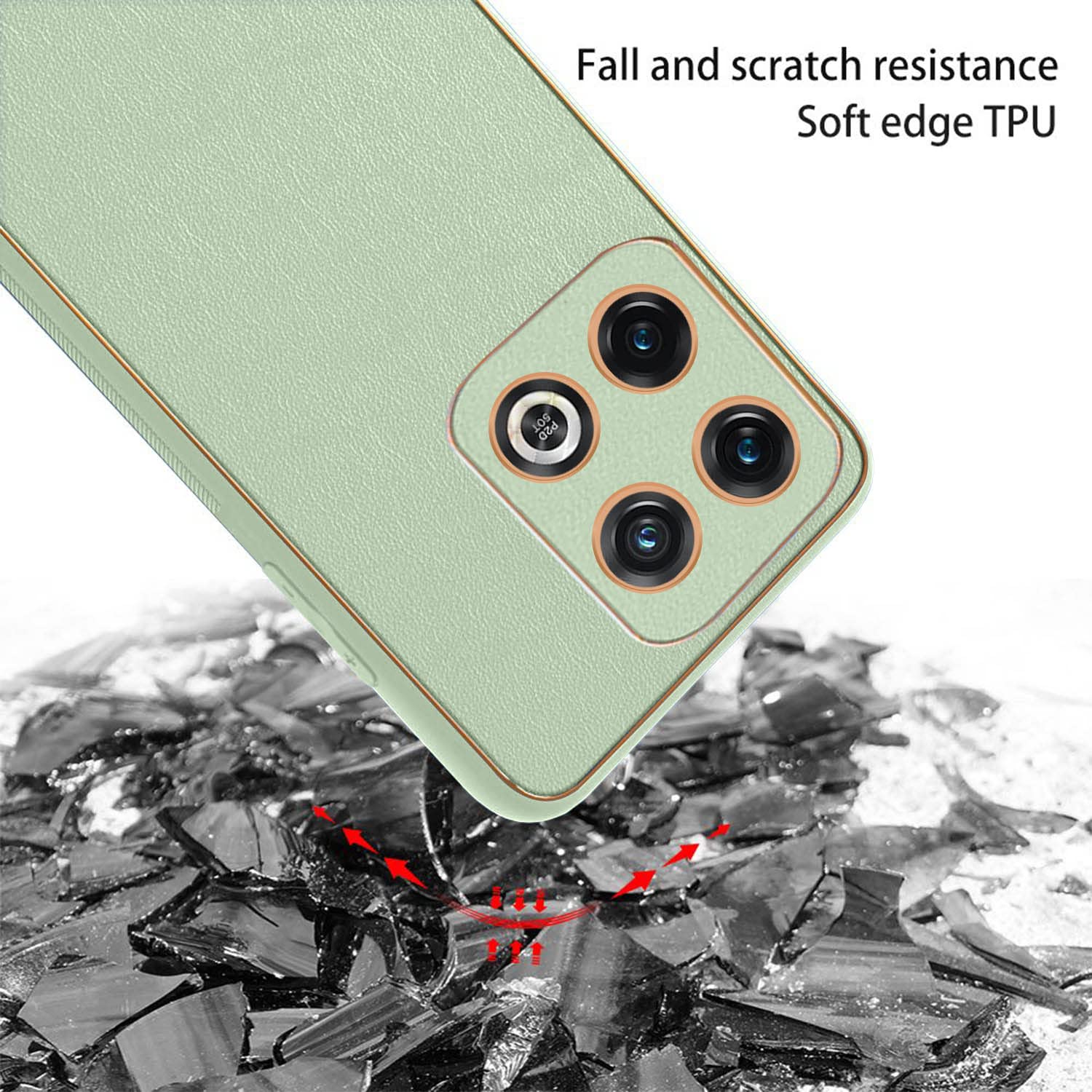 Pikkme OnePlus 10 Pro 5G Chrome green mobile cover – photo 3