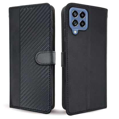 Pikkme Samsung M53 5G Wallet black wallet flip cover