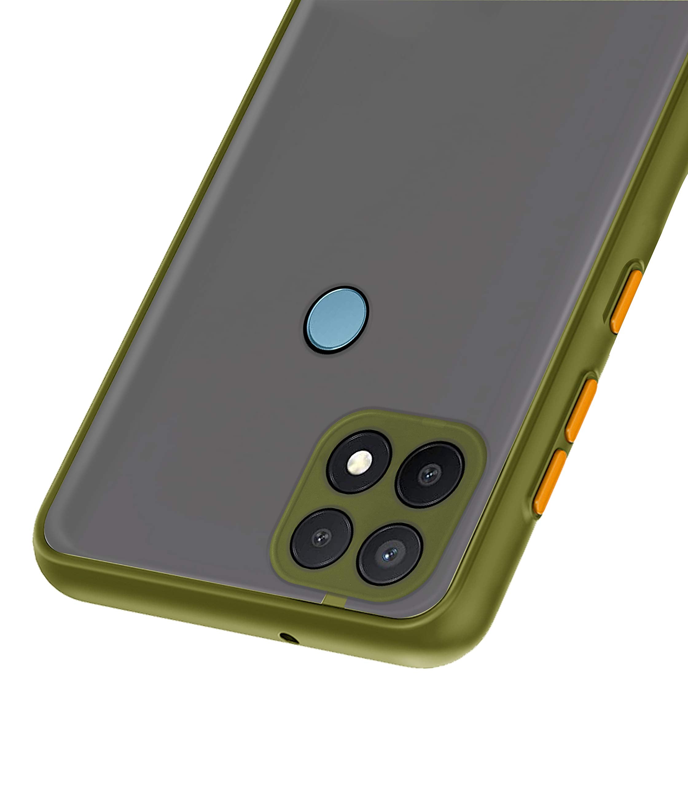 Oppo A15/A15s Matte back cover in green by Pikkme – photo 3