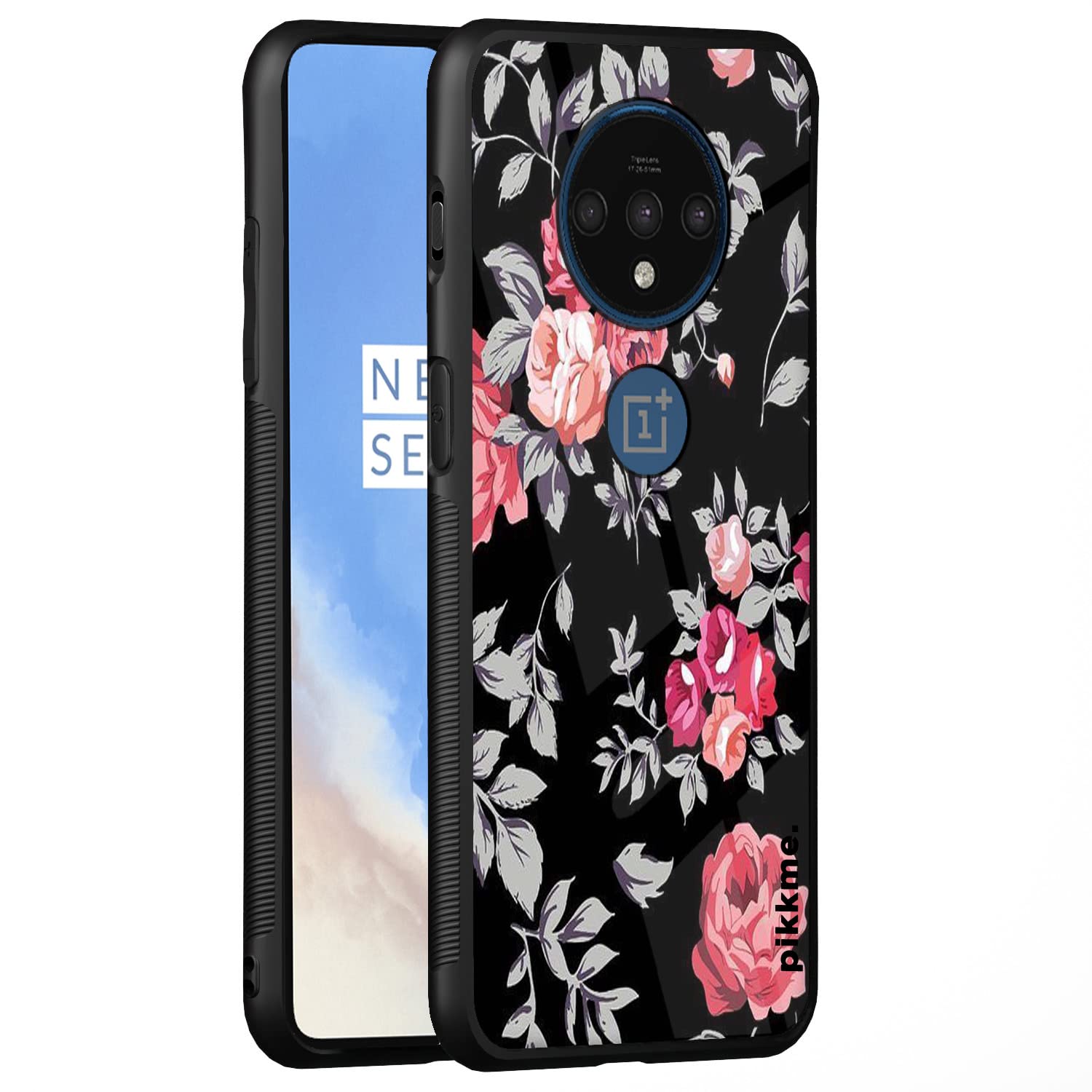 Pikkme Flower back cover for OnePlus 7T