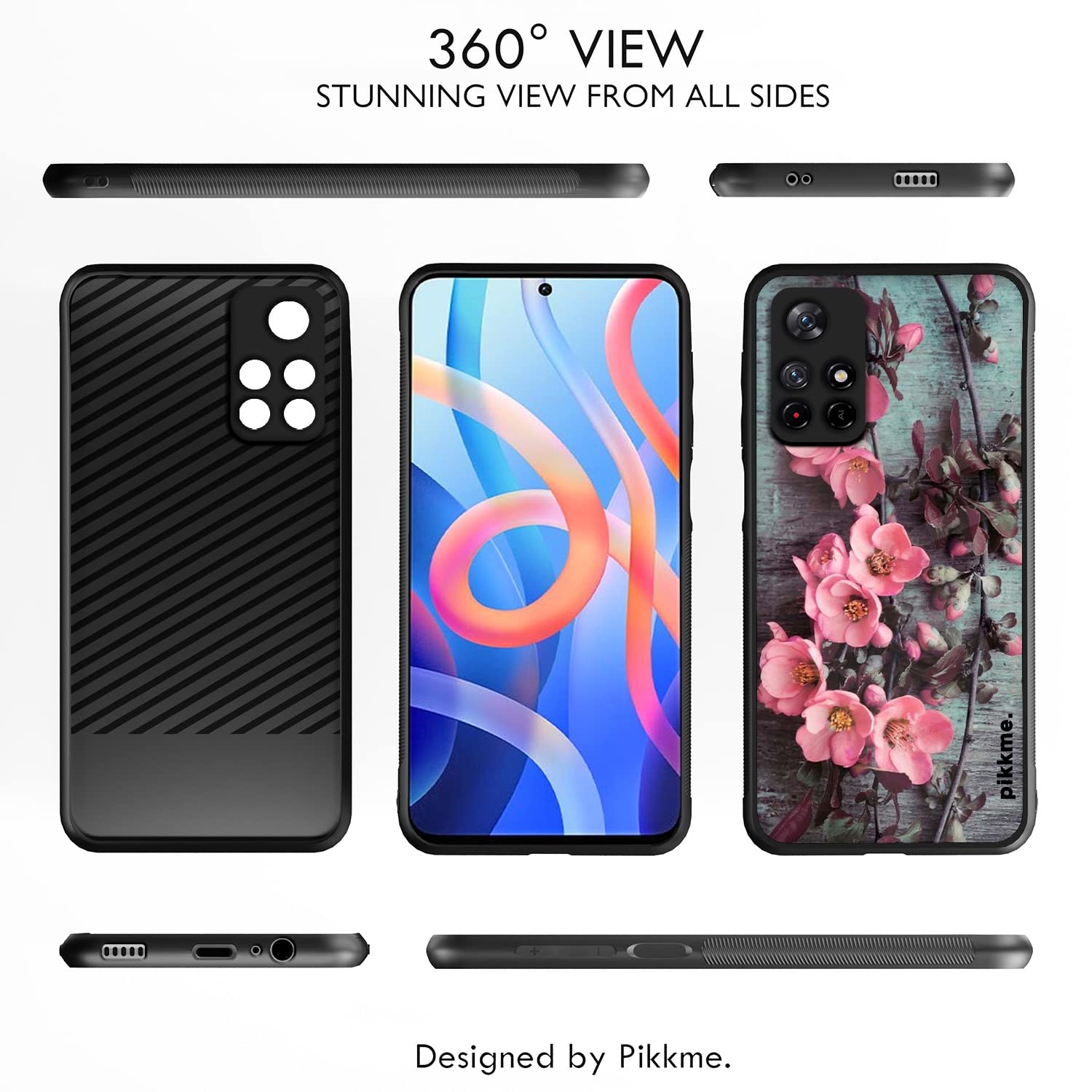 Redmi Note 11T/Poco M4 Pro 5G Flower mobile cover by Pikkme – photo 2