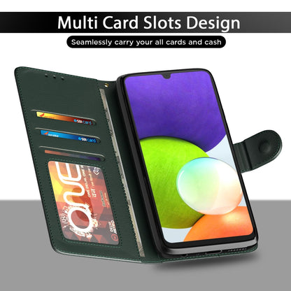 Pikkme Samsung A22/F42 5G Wallet green mobile flip cover – photo 5