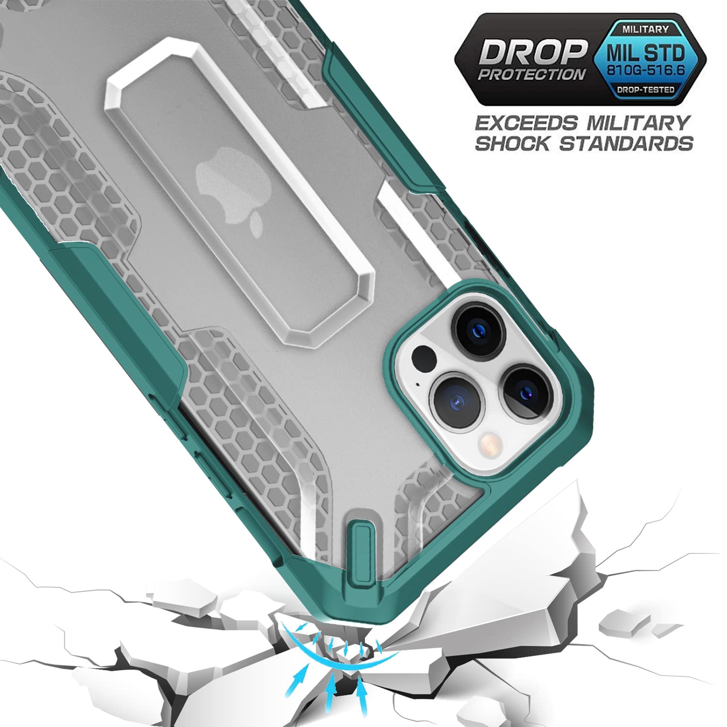 Green Tough Armor mobile back cover for iPhone 13 Pro – Pikkme – photo 2