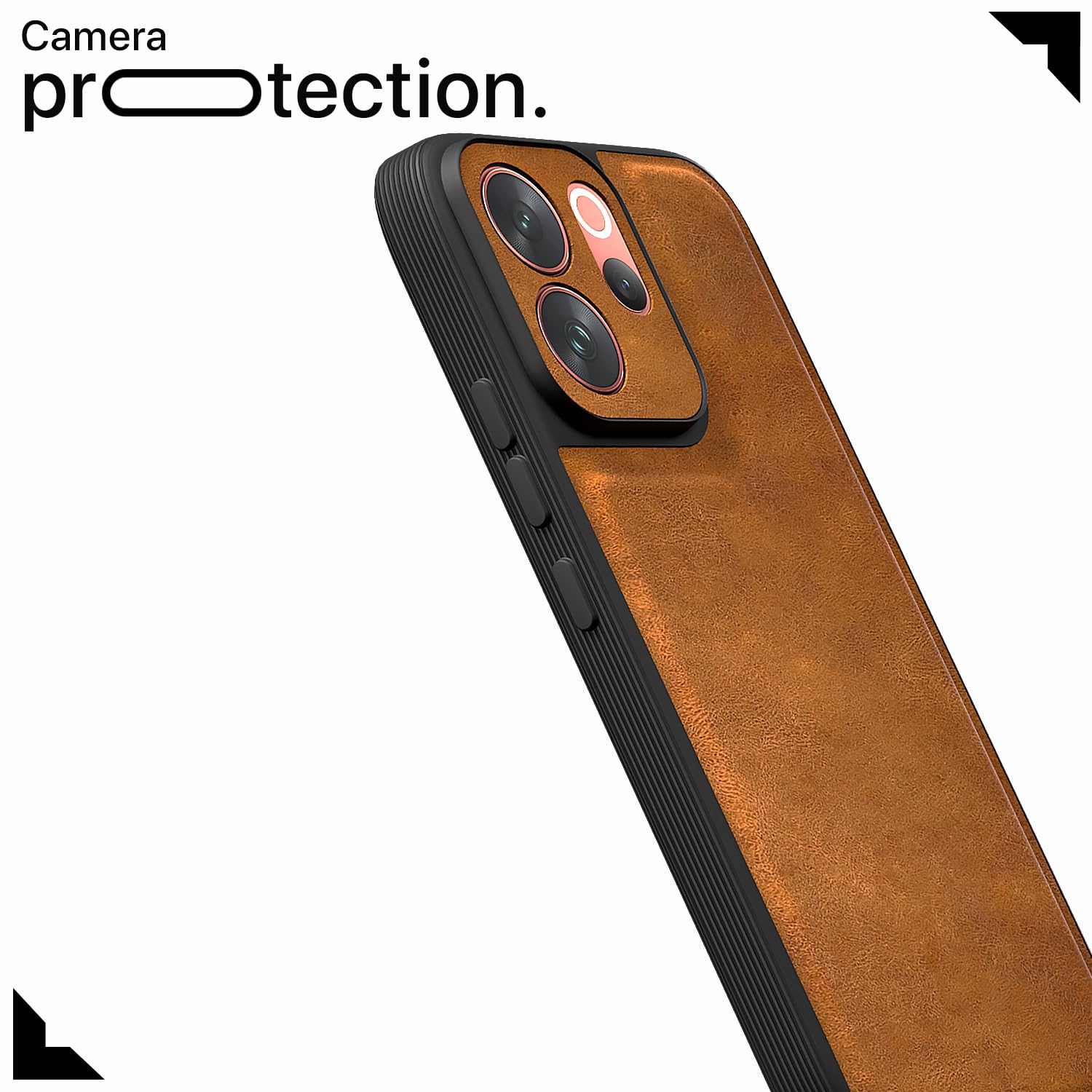 Pikkme brown Leather phone cover for Vivo V70 5G – photo 5