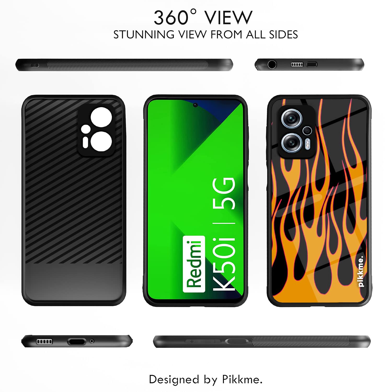 Redmi K50i 5G Hybrid mobile back cover by Pikkme – photo 2