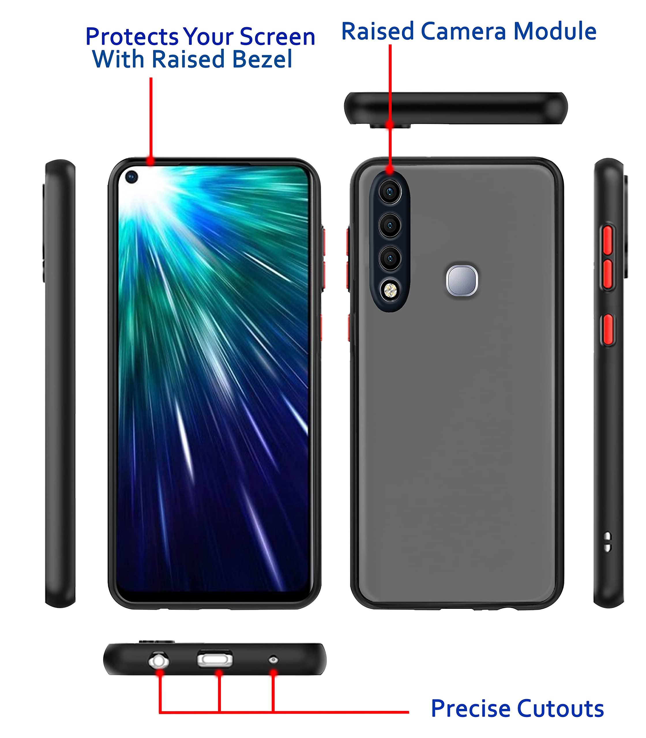 Pikkme black Hybrid mobile cover for Vivo Z1 Pro – photo 3