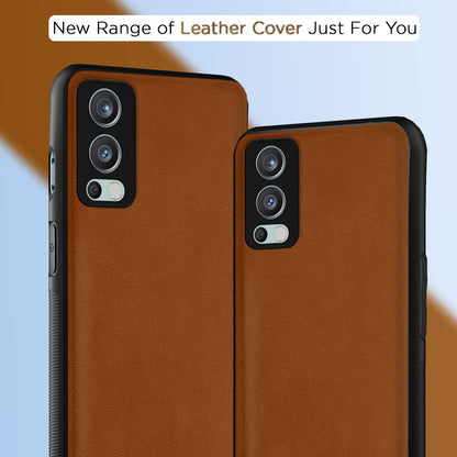 Pikkme camel Leather back cover for OnePlus Nord 2 5G – photo 7