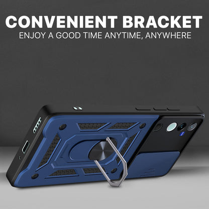 Pikkme blue D10 Camera Shield mobile back cover for Vivo V40/V40 Pro/T3 Ultra 5G – photo 3