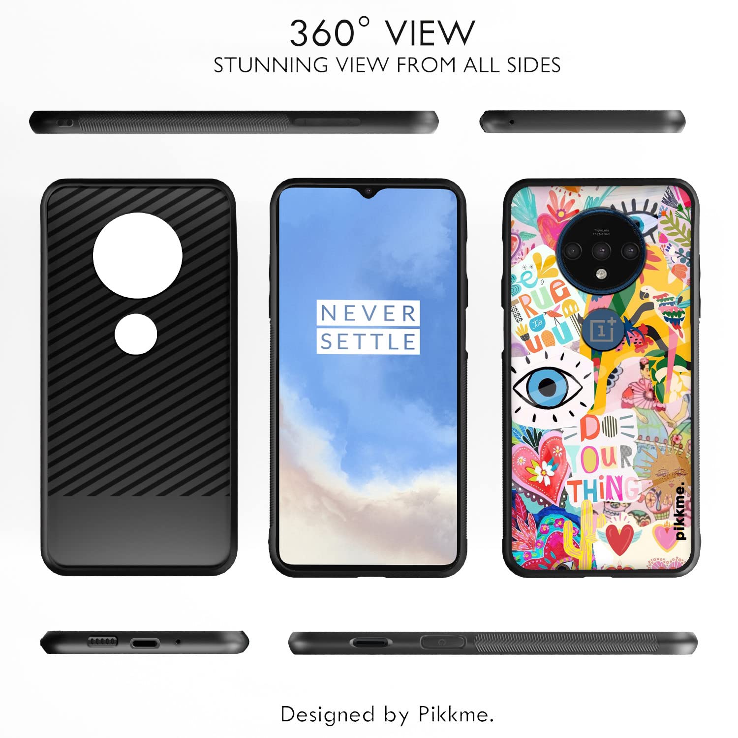 OnePlus 7T Flower mobile cover by Pikkme – photo 2