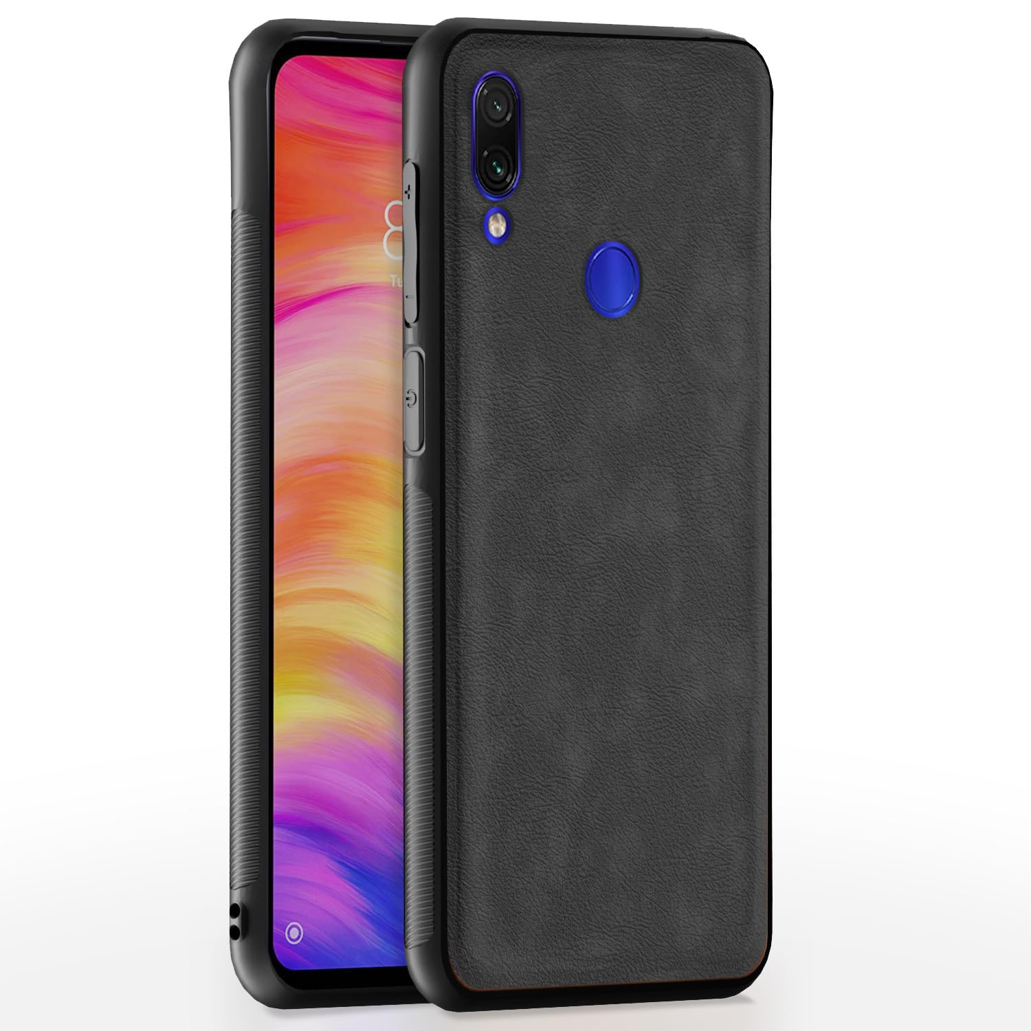 Pikkme Redmi Note 7 Pro/Note 7/Note 7S Leather grey back cover