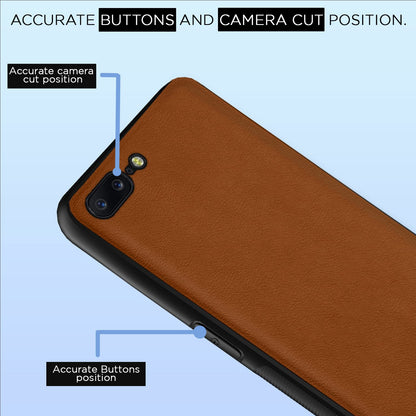 OnePlus 5 Leather mobile back cover in camel by Pikkme – photo 6