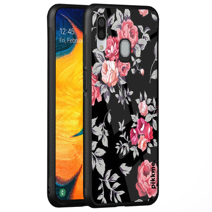 Pikkme Samsung A20/A30/M10s Flower back cover