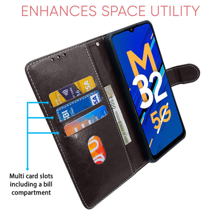 Coffee & brown flip cover for Samsung M32 5G – Pikkme – photo 3