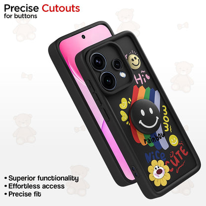 Pikkme black Smile Rainbow back cover for Oppo Reno 15F 5G – photo 6
