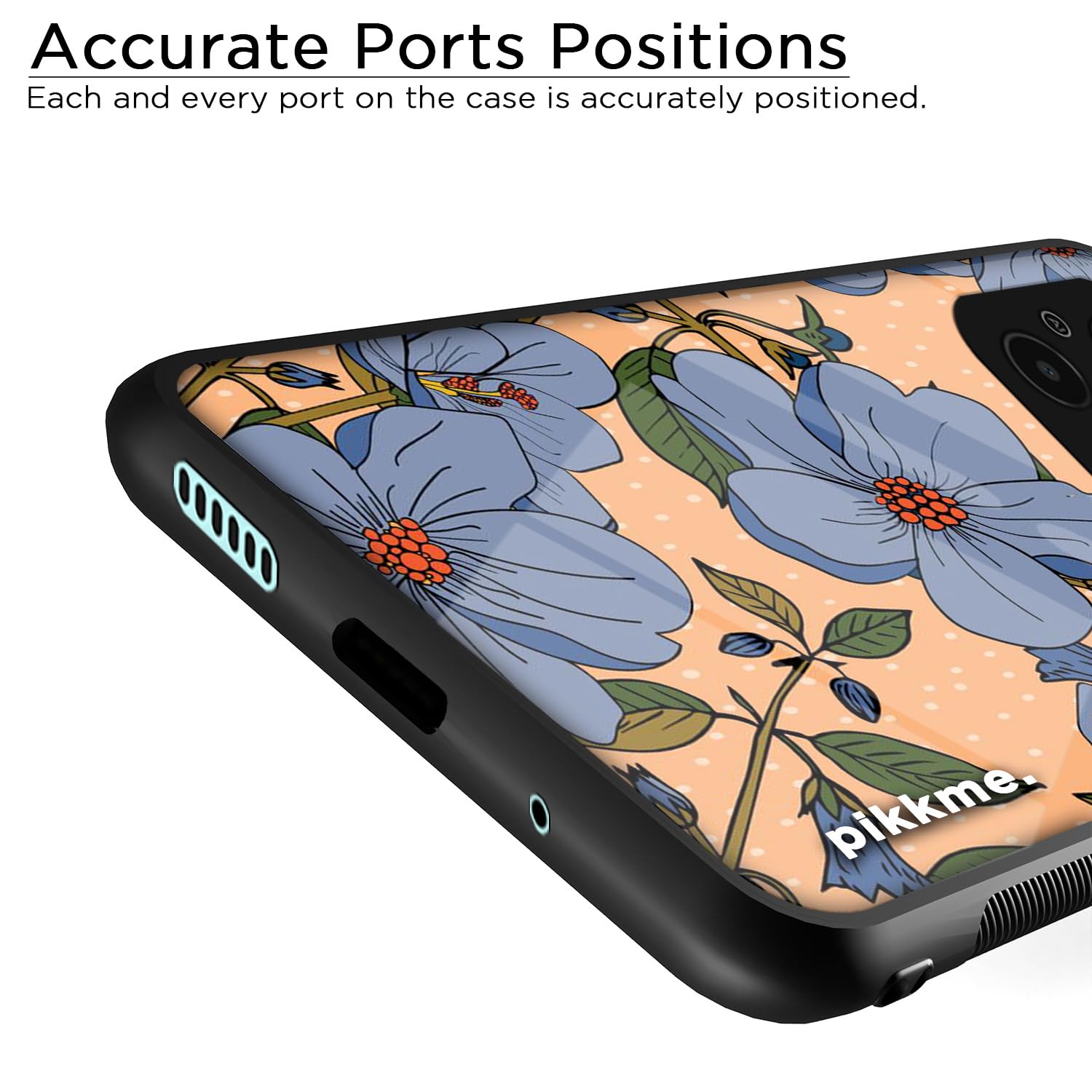 Redmi 12C/Poco C55 Flower back cover by Pikkme – photo 6