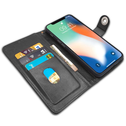 Pikkme iPhone X/XS Button black wallet flip cover – photo 3