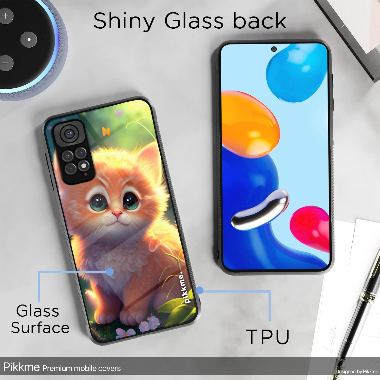 Redmi Note 11/Note 11s Cat mobile back cover by Pikkme – photo 3