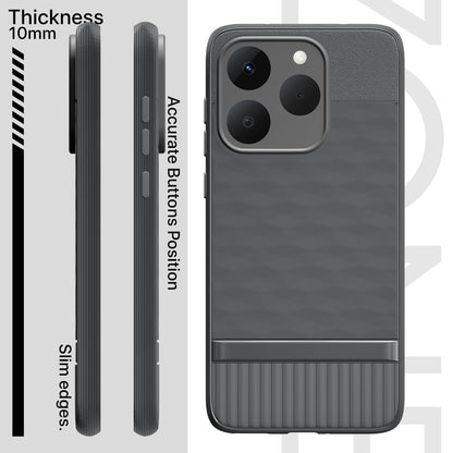 Realme 15T/Narzo 90 5G Silicone back cover in grey by Pikkme – photo 3
