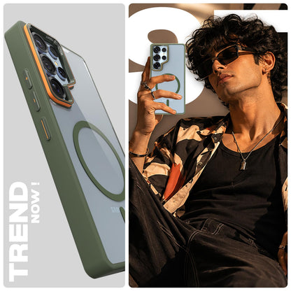 Pikkme green mag-safe mobile cover for Samsung S25 Ultra 5G – photo 7