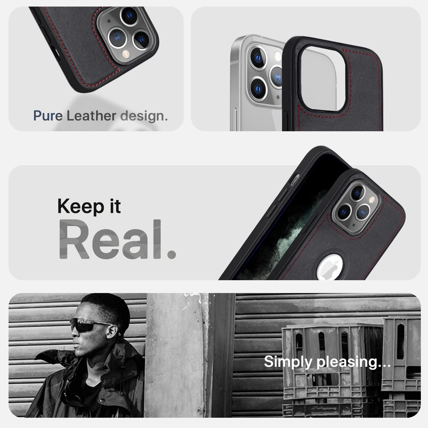 Pikkme black Leather back cover for iPhone 11 Pro Max – photo 5