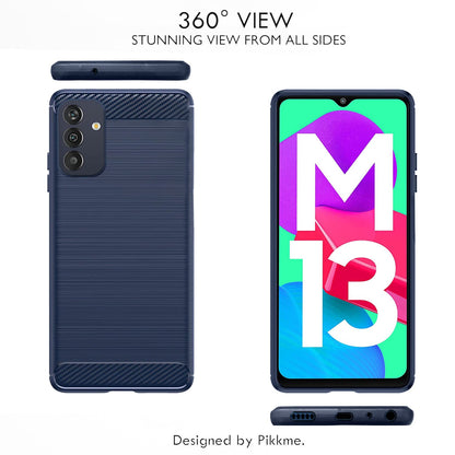 Samsung M13 4G Hybrid mobile back cover in blue by Pikkme – photo 2