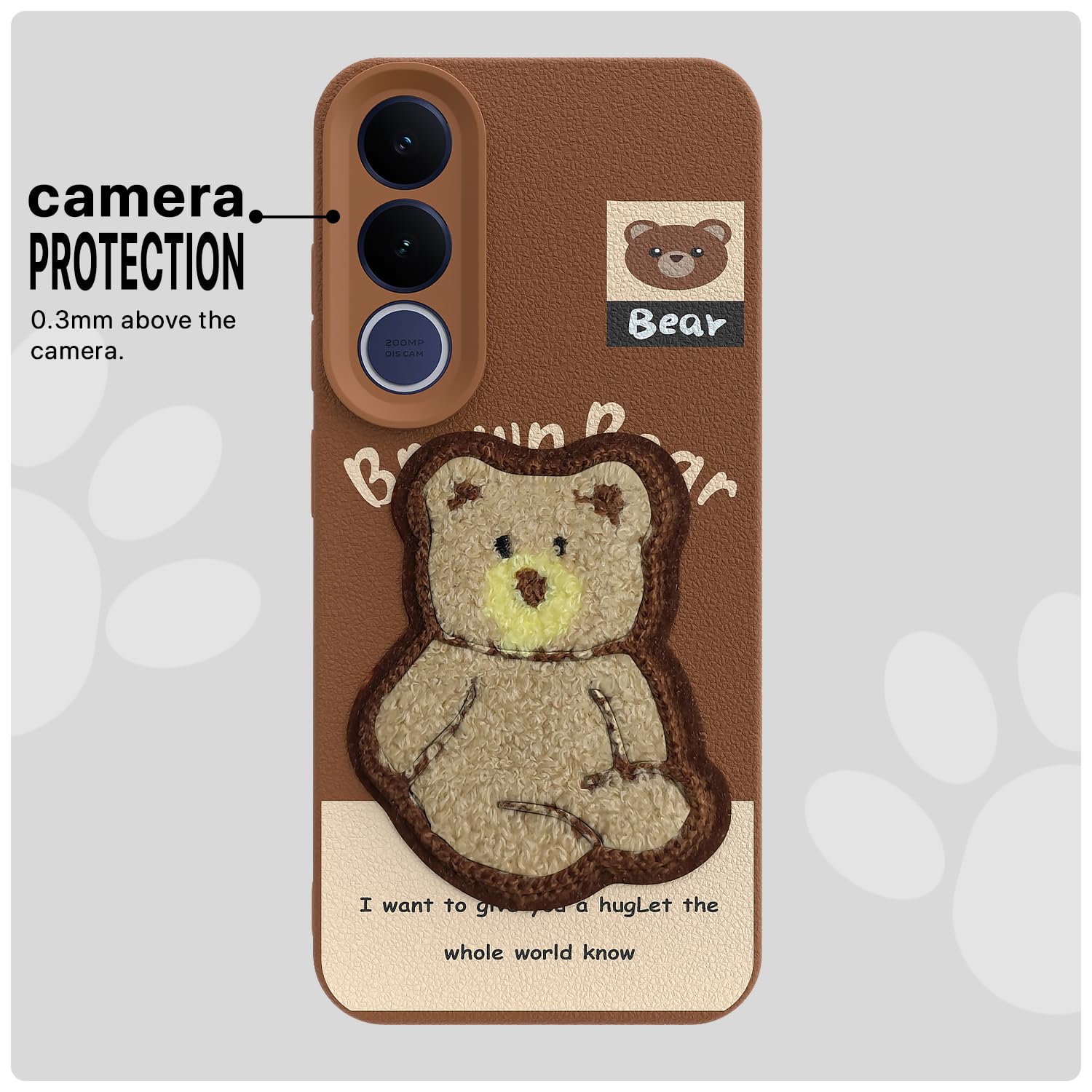 Pikkme brown mobile cover for Vivo V70 FE 5G – photo 6