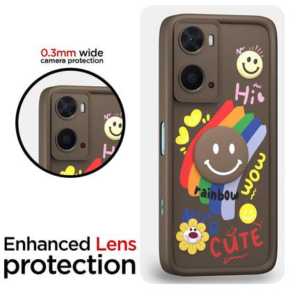 Pikkme Oppo A76/A96/A36 Soft Silicone brown back cover – photo 5