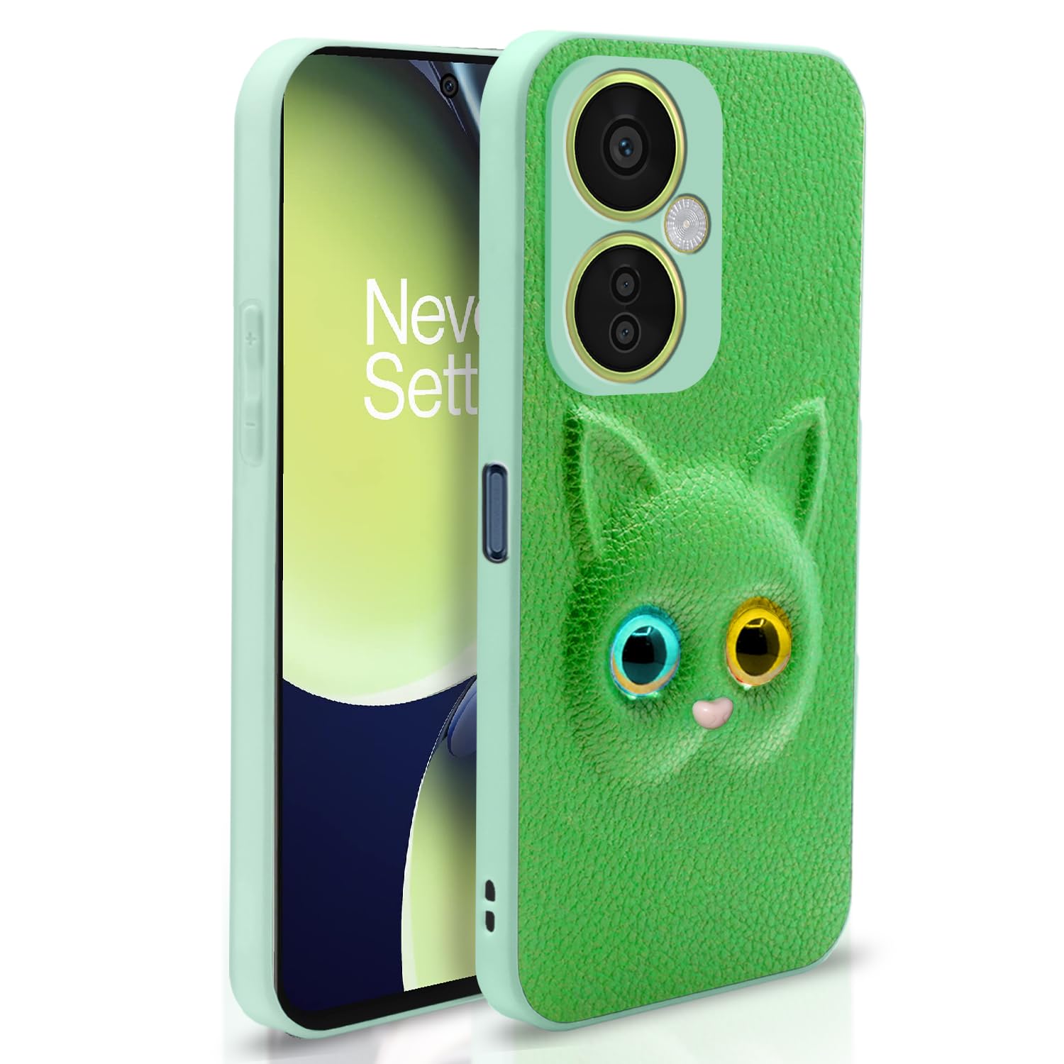  One Plus Nord CE3 Lite 5G Kitty Back Cover - Green 