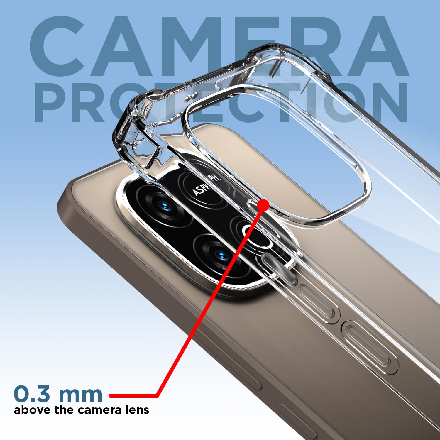 Pikkme iQOO Neo 10 5G / Vivo Y300 GT 5G PC + TPU Crystal Clear Transparent Back Cover (Transparent)