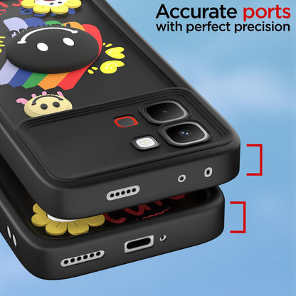 Pikkme black Soft Silicone back cover for Infinix Note Edge 5G – photo 4