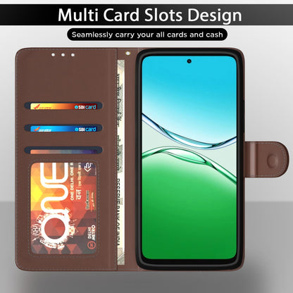 Oppo A5 5G wallet flip cover in tan by Pikkme – photo 5