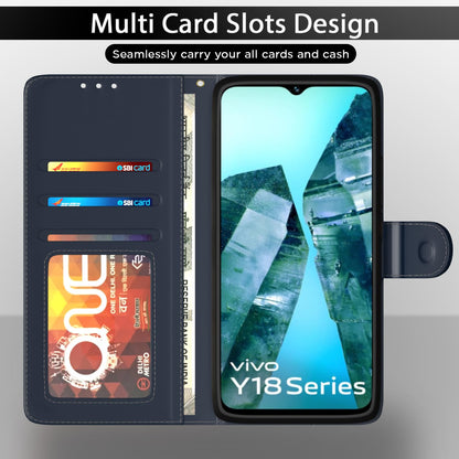 iQOO Z9 Lite 5G/Vivo T3 Lite 5G/Vivo Y18/Y18e/Y03 mobile flip cover in blue by Pikkme – photo 5