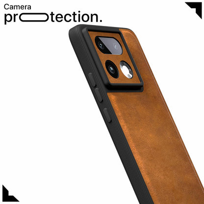 Pikkme brown Leather mobile back cover for Realme 16 Pro Plus 5G – photo 5