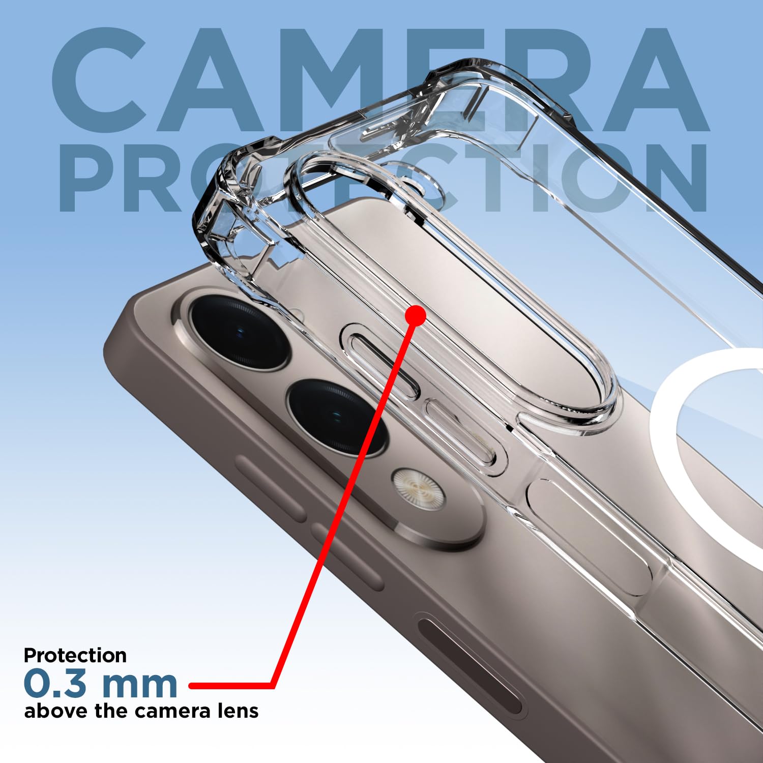 iQOO Z10 Lite 5G/Vivo T4 Lite 5G/Y19 5G/Y19e/Y04 4G/Y29s 5G MagSafe mobile back cover in transparent mag-safe by Pikkme – pho