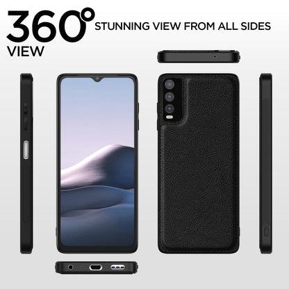 Vivo Y12s/Y20/Y20i/Y20G mobile back cover in black by Pikkme – photo 2