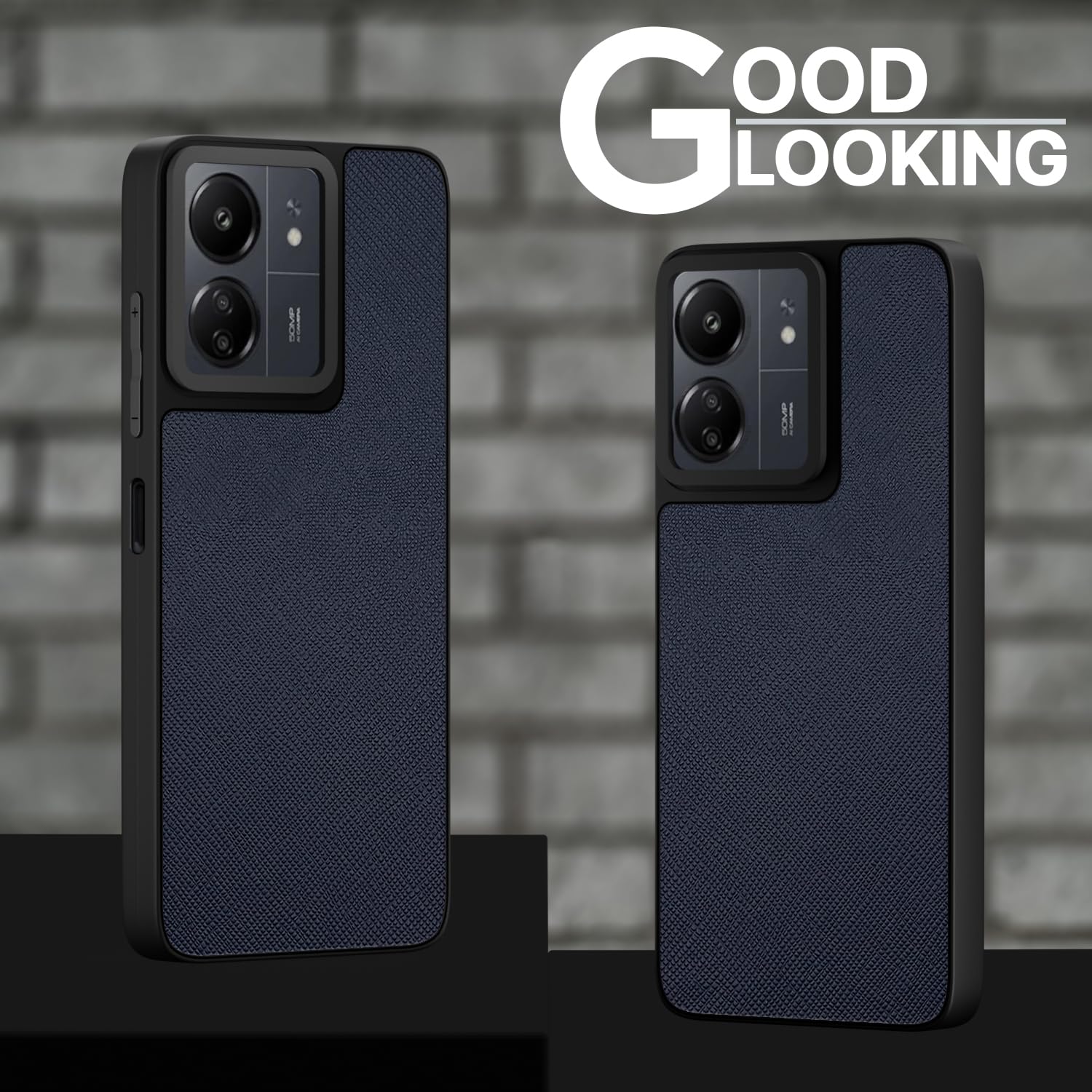 Pikkme blue Leatherback phone cover for Redmi 13C 4G/5G/Poco C65/Poco M6 5G – photo 5