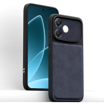 Blue Leather phone cover for Oppo F33 Pro 5G – Pikkme – photo 2