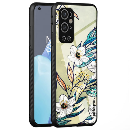 Pikkme Flower mobile back cover for OnePlus 9 Pro