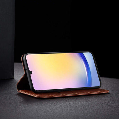 Brown Magnetic flip cover for Samsung A25 5G – Pikkme – photo 5