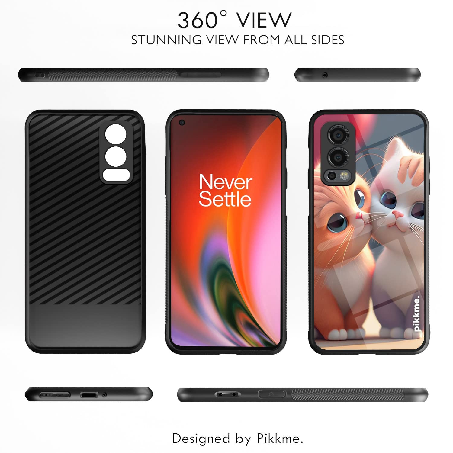 OnePlus Nord 2 5G Hybrid back cover by Pikkme – photo 2