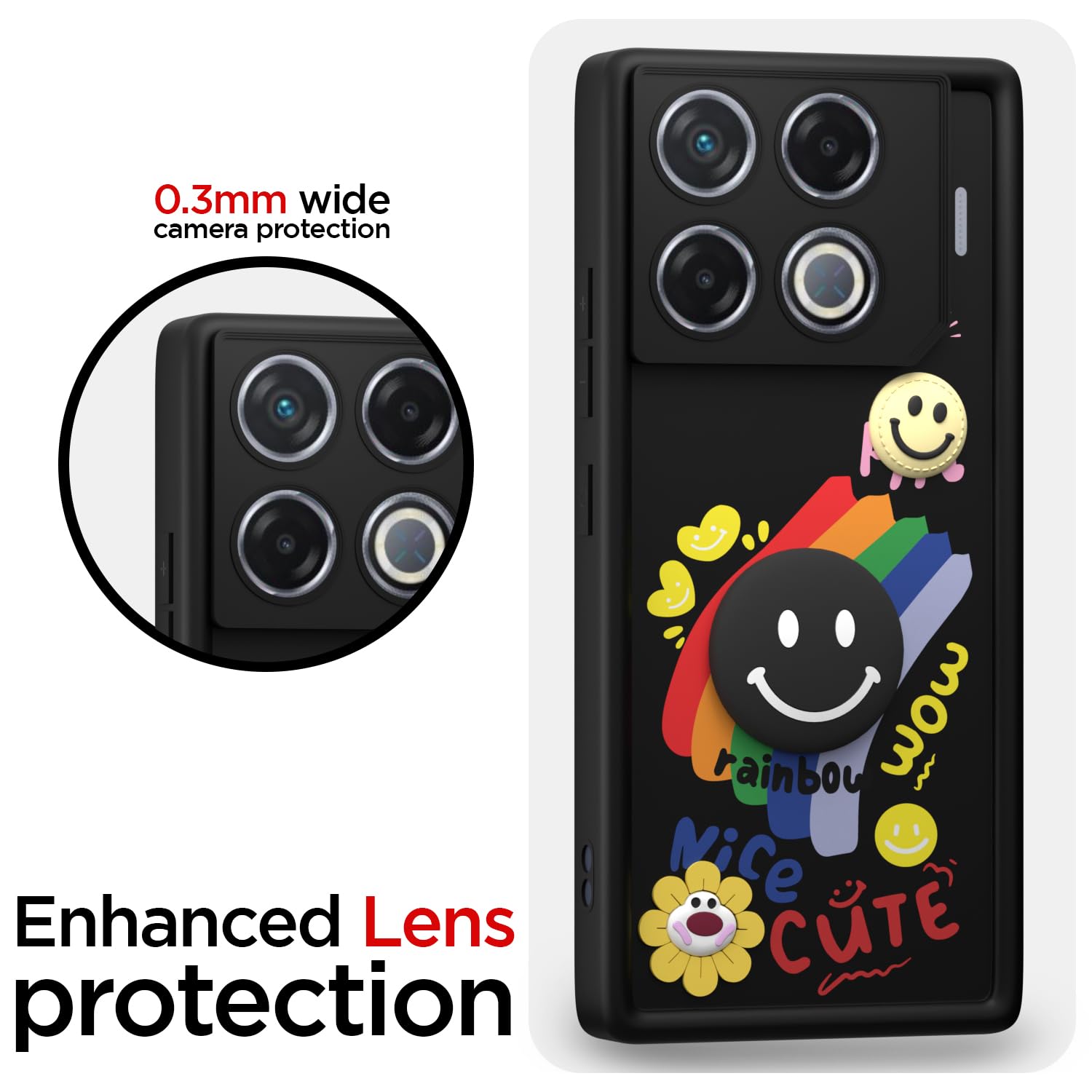 Black Soft Silicone back cover for Infinix GT 20 Pro 5G – Pikkme – photo 5