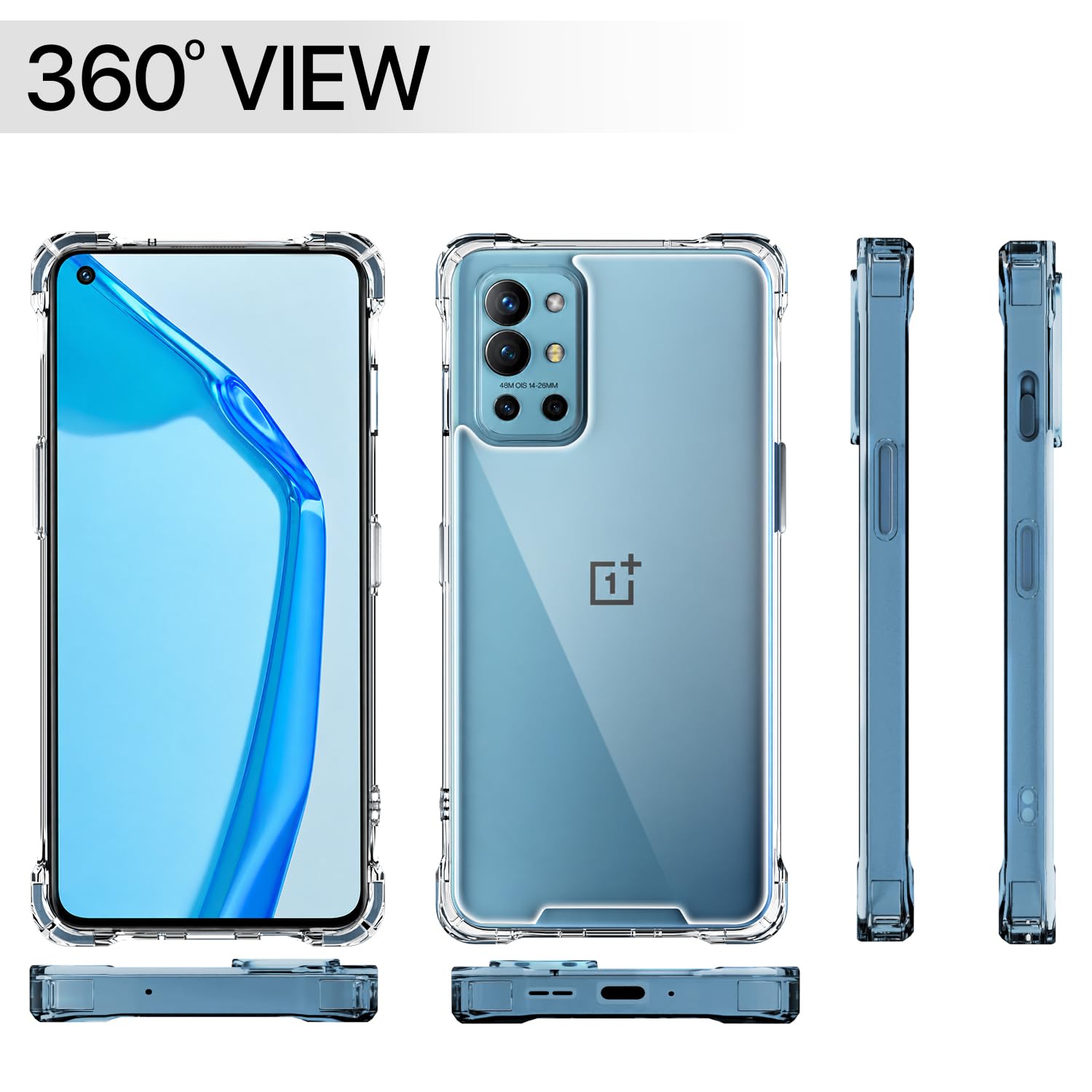 Pikkme transparent PC-TPU mobile cover for OnePlus 9R/8T – photo 7