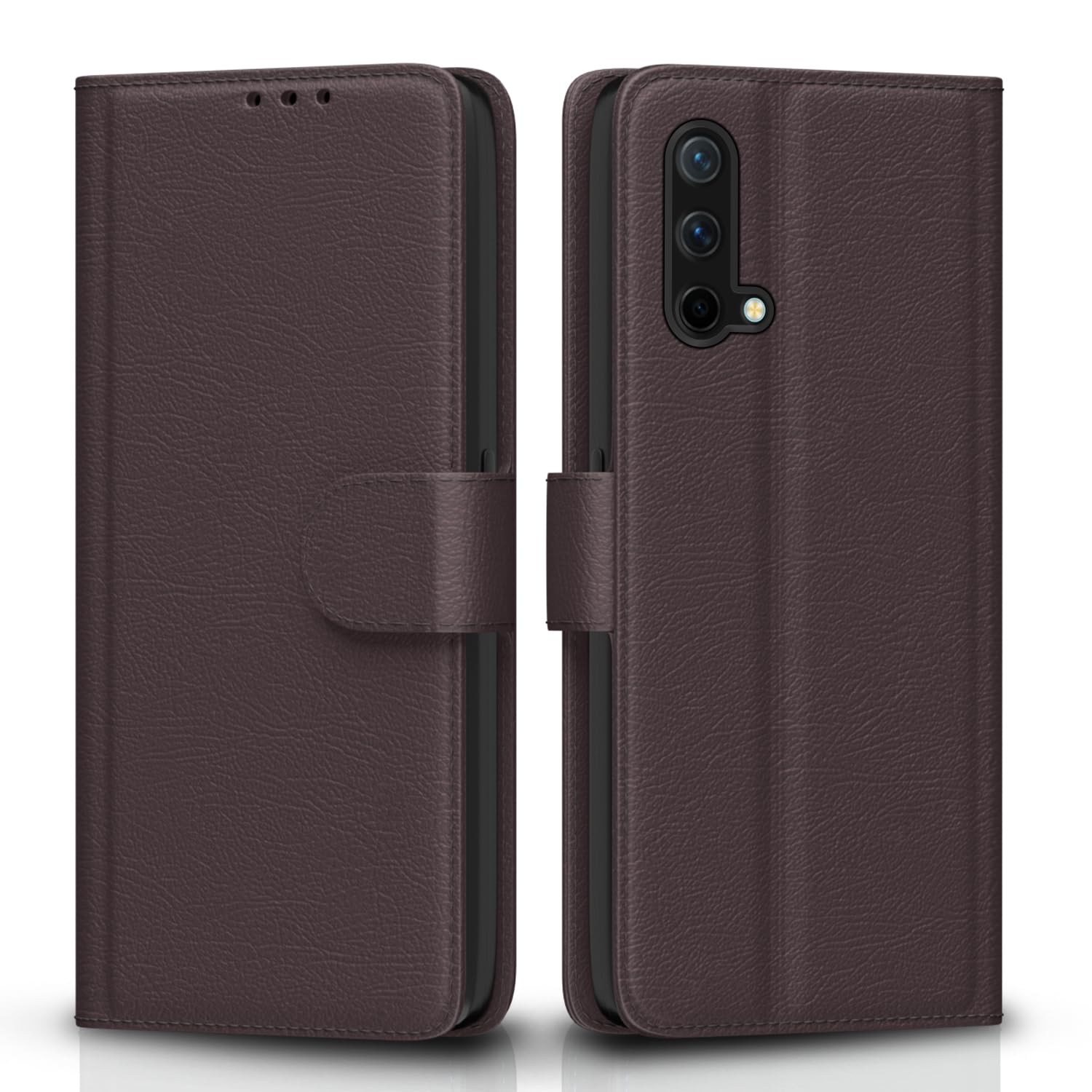 Pikkme OnePlus Nord CE 5G coffee wallet flip cover