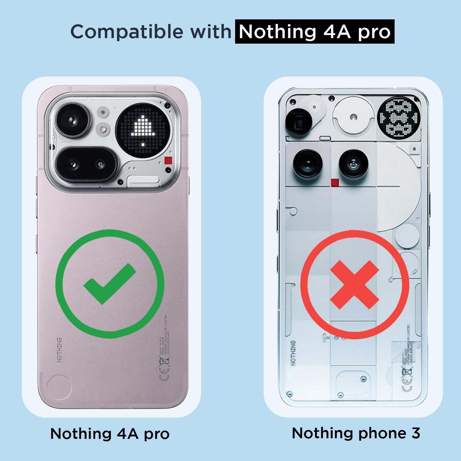 Nothing Phone 4a Pro 5G back cover in transparent mag-safe by Pikkme – photo 4