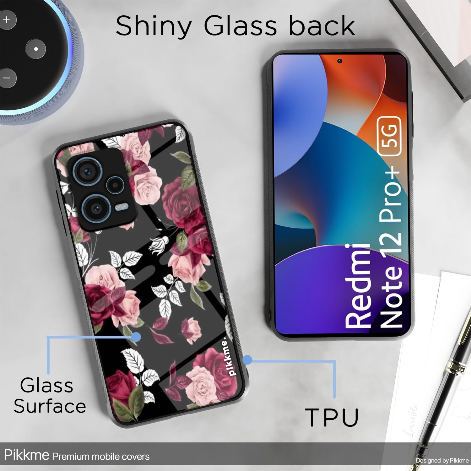 Redmi Note 12 Pro Plus 5G Flower phone cover by Pikkme – photo 3
